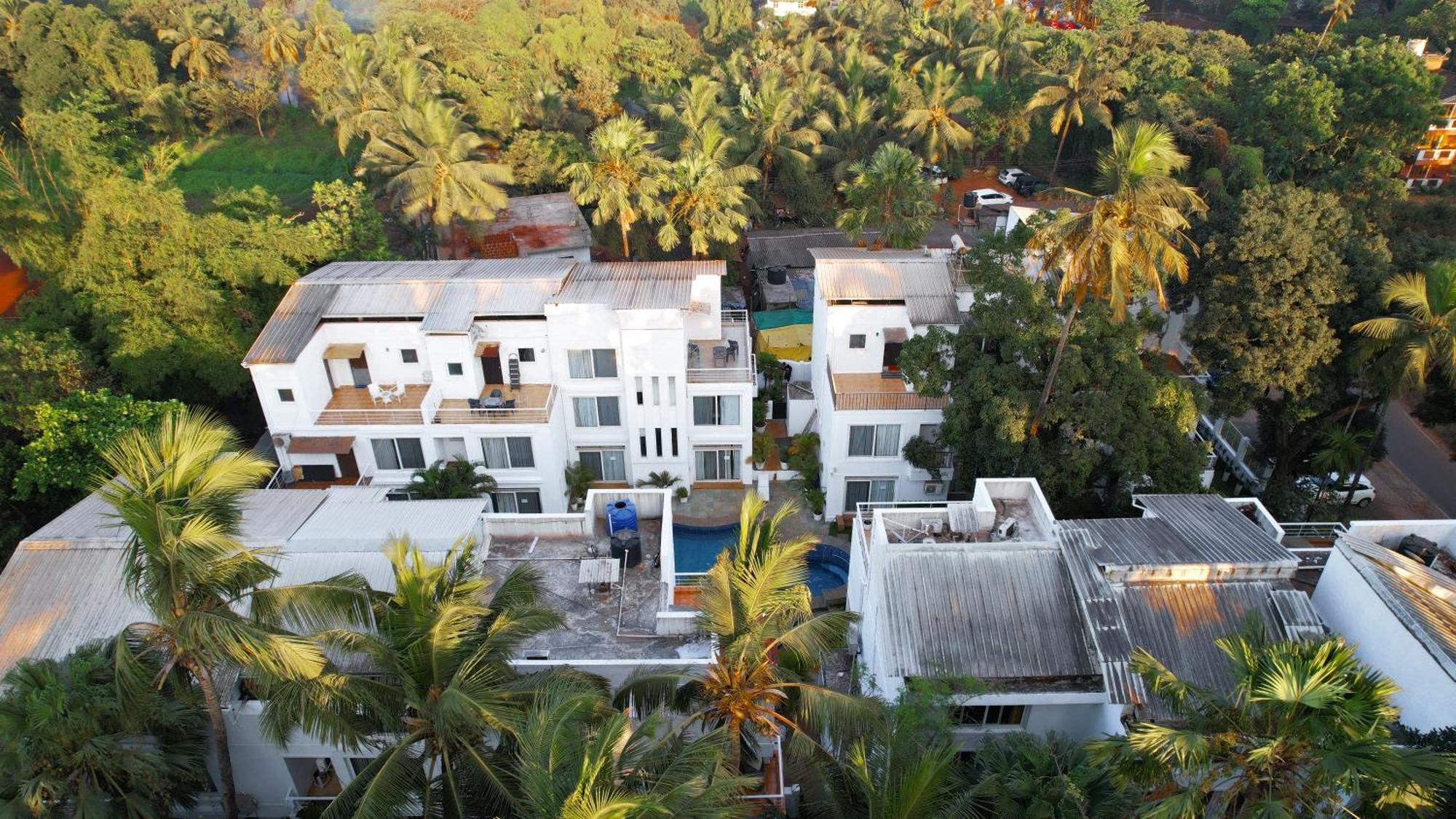 Villa M - Jia 3- 3Bhk In Candolim, Pool Facing, Near Beach, Breakfast Included Exterior foto